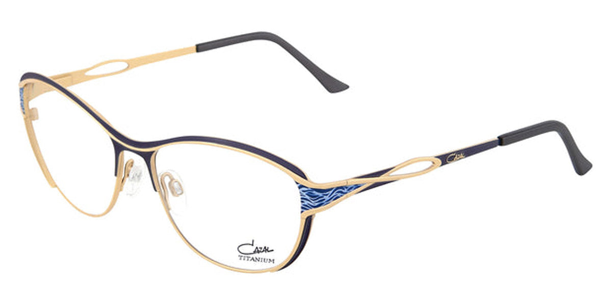 Cazal® 1282 CAZ 1282 001 56 - 001 Navy Blue / Gold Eyeglasses
