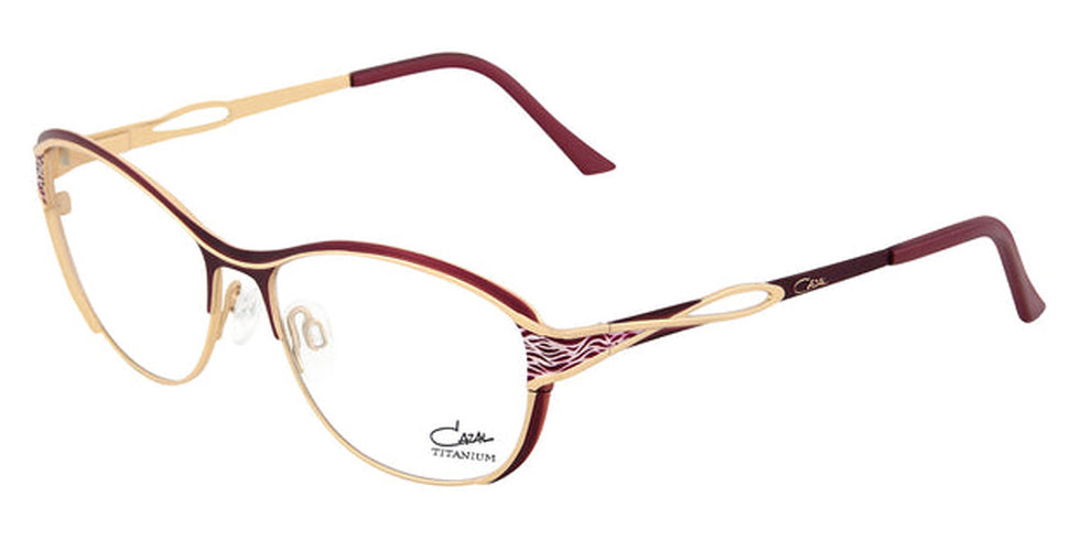 Cazal® 1282 CAZ 1282 004 56 - 004 Bordeaux / Gold Eyeglasses