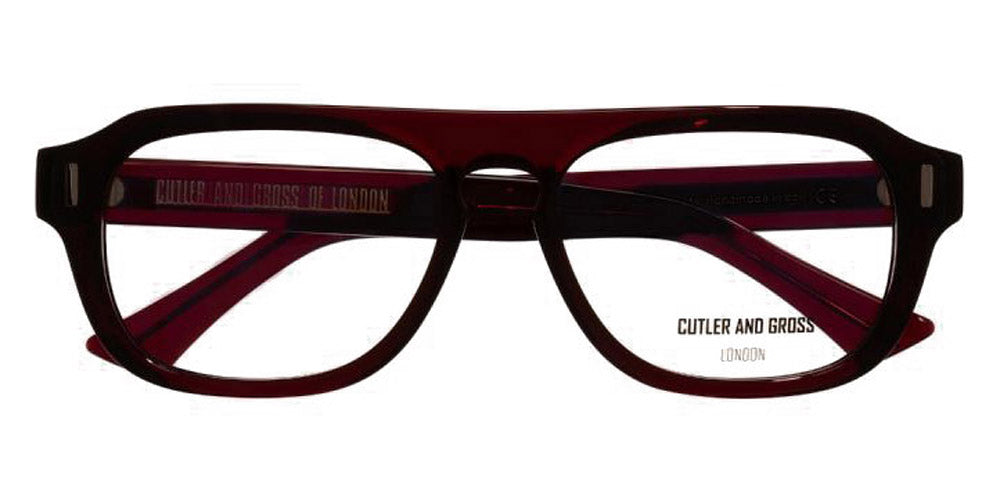 Cutler And Gross® 1319 Bordeaux Red  