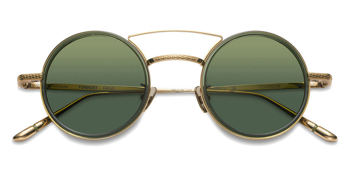 Etnia Barcelona® TORRENT 3 TORREN 44S GRGD - GRGD Green/Gold Sunglasses