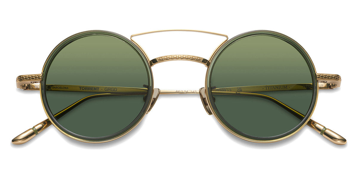 Etnia Barcelona® TORRENT 3 TORREN 44S GRGD - GRGD Green/Gold Sunglasses