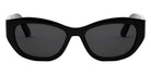 Dior® 30MONTAIGNE B5U CD 30MONTAIGNE B5U 10A0 54 - 10A0 Shiny Black / Smoke Sunglasses