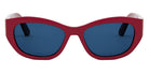 Dior® 30MONTAIGNE B5U CD 30MONTAIGNE B5U 35B0 54 - 35B0 Shiny Red / Blue Sunglasses