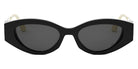 Dior® 30MONTAIGNE B6I CD 30MONTAIGNE B6I 12A0 51 - 12A0 Shiny Black / Grey Sunglasses