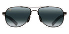Maui Jim® Guardrails 327-02 - Gloss Black / Neutral Grey Sunglasses