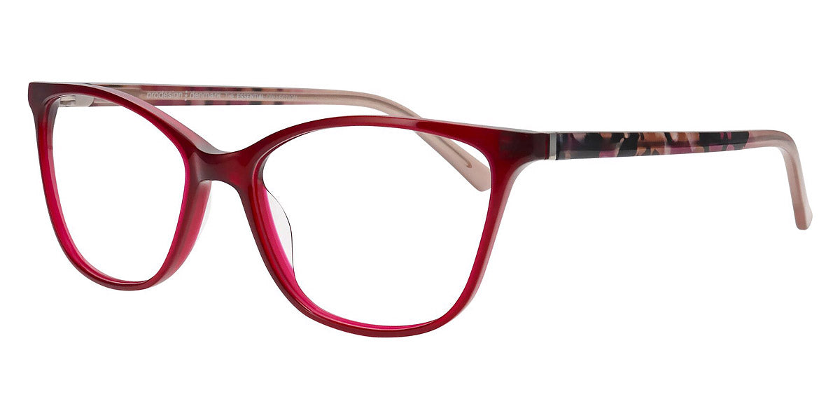 ProDesign Denmark® 3656 PDD 3656 3832 53 - Burgundy Dark Shiny Eyeglasses