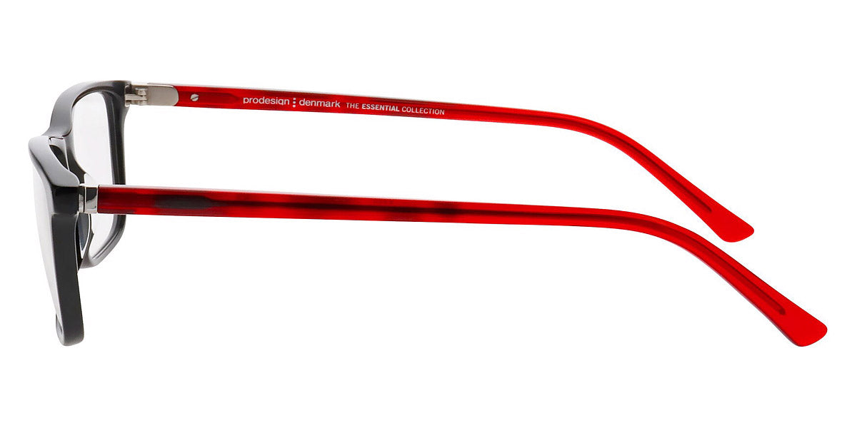 ProDesign Denmark® 3658 PDD 3658 6032 54 - Black Dark Shiny Eyeglasses