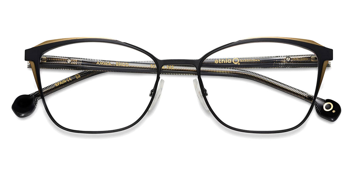 Etnia Barcelona® AMMA 4 AMMA 52O BKGD - BKGD Black/Gold Eyeglasses