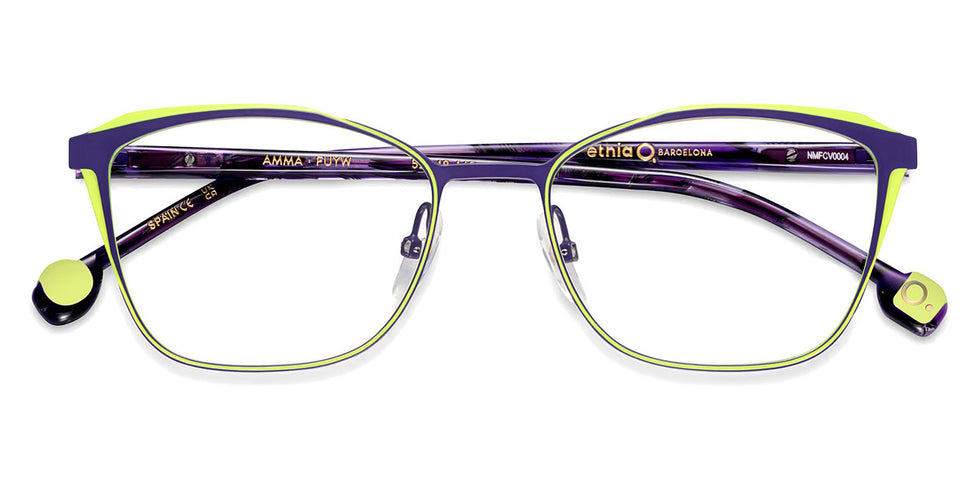 Etnia Barcelona® AMMA 4 AMMA 52O PUYW - PUYW Purple/Yellow Eyeglasses