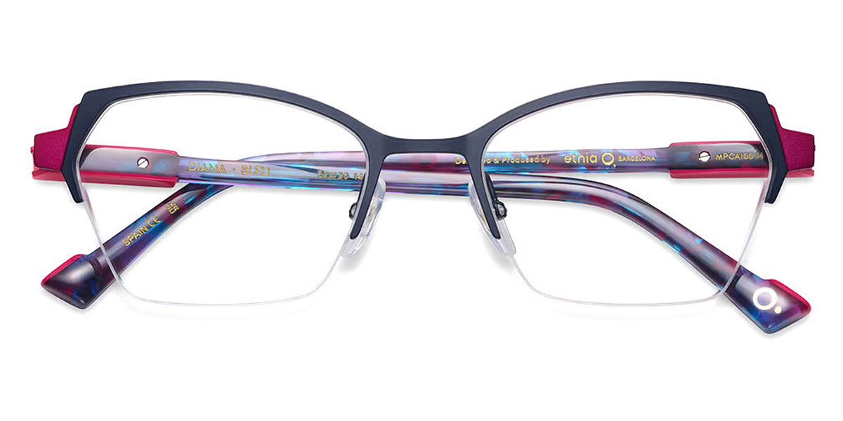 Etnia Barcelona® DIANA 4 DIANA 52O BLFU - BLFU Blue/Pink Eyeglasses