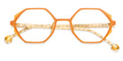 Etnia Barcelona® EVE 4 EVE 49O YWZE - YWZE Yellow/Zebra Eyeglasses