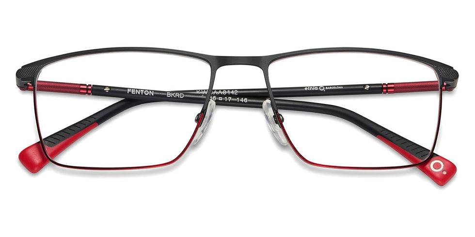 Etnia Barcelona® FENTON 4 FENTON 62O BKRD - BKRD Black/Red Eyeglasses