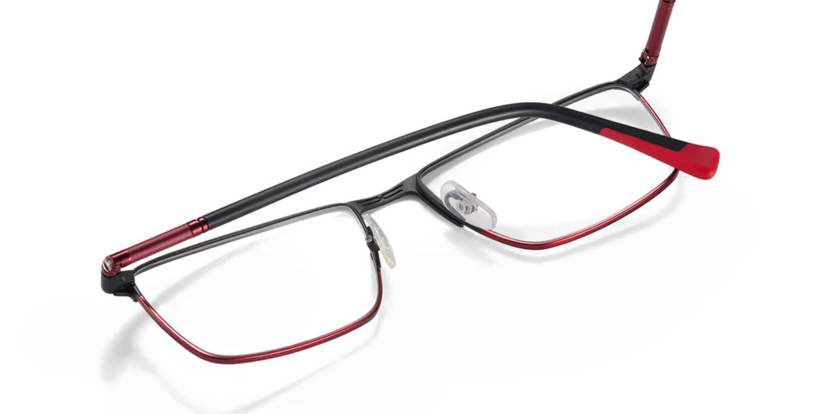 Etnia Barcelona® FENTON 4 FENTON 62O BKRD - BKRD Black/Red Eyeglasses