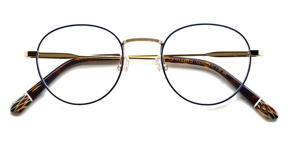 Etnia Barcelona® LE MARAIS II SUN 4 LE MA2 47O GDBL - GDBL Gold/Blue Sunglasses