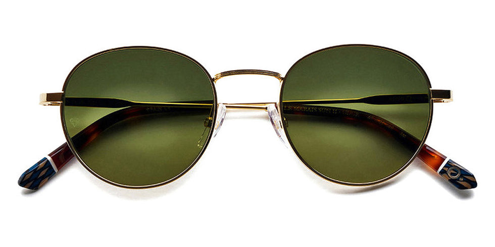 Etnia Barcelona® LE MARAIS II SUN 4 LE MA2 49S GDGR - GDGR Gold/Green Sunglasses