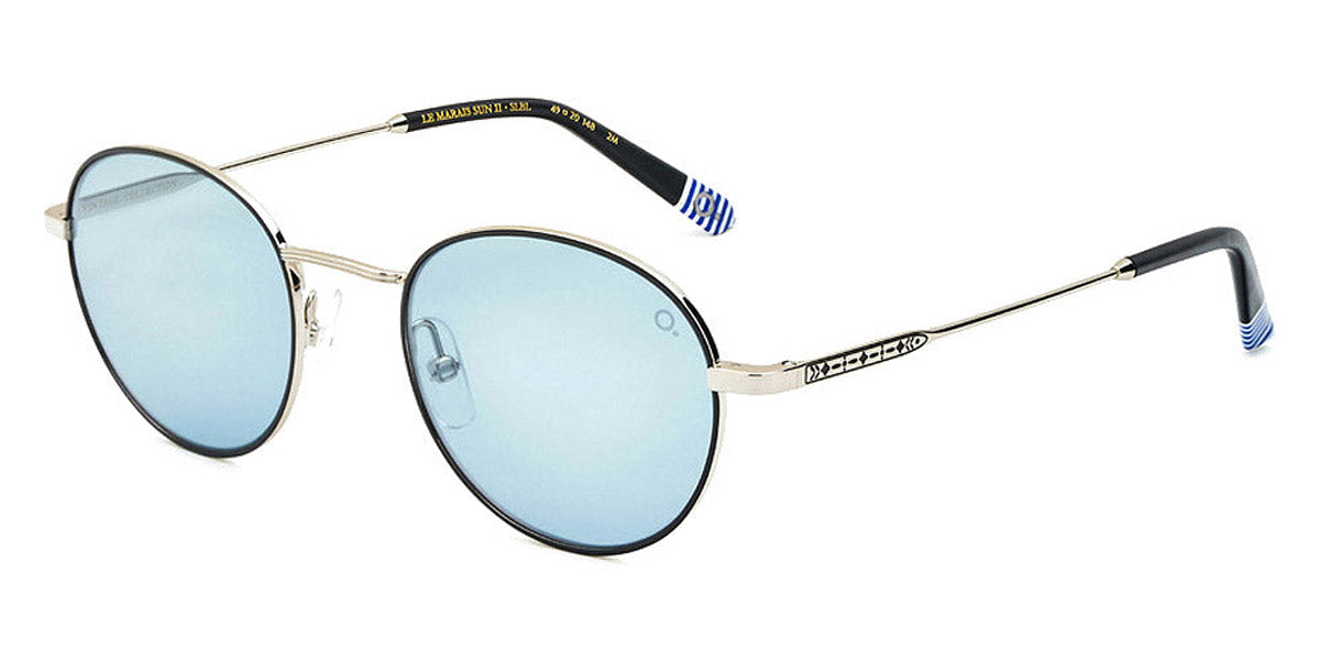 Etnia Barcelona® LE MARAIS II SUN 4 LE MA2 49S SLBL - SLBL Silver/Blue Sunglasses
