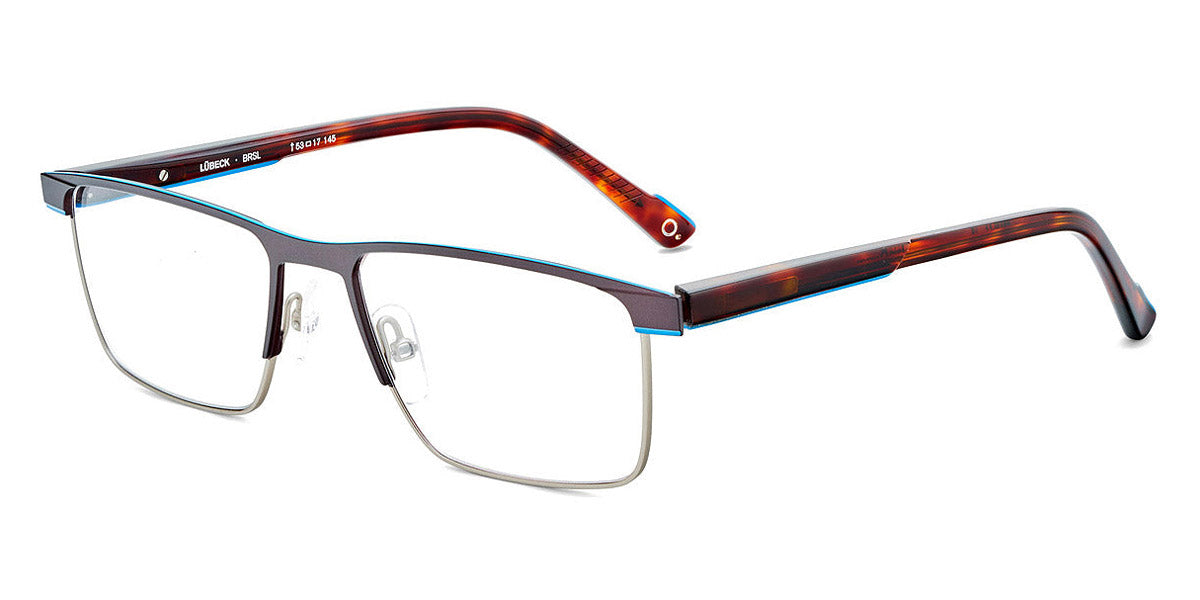 Etnia Barcelona® LUBECK 4 LUBECK 53O BRSL 55 - BRSL Brown/Silver Eyeglasses