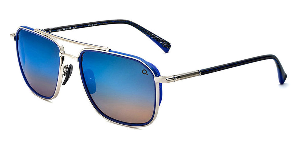 Etnia Barcelona® MUNGER MOSS SUN 4 MUNGER 57S SLBL - SLBL Silver/Blue Sunglasses