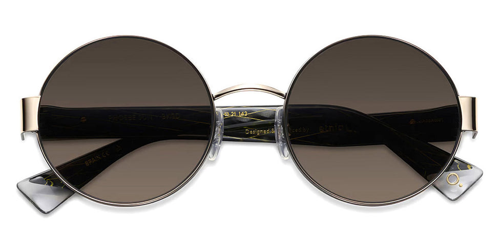 Etnia Barcelona® PHOEBE 4 PHOEBE 52S BKGD - BKGD Black/Gold Sunglasses