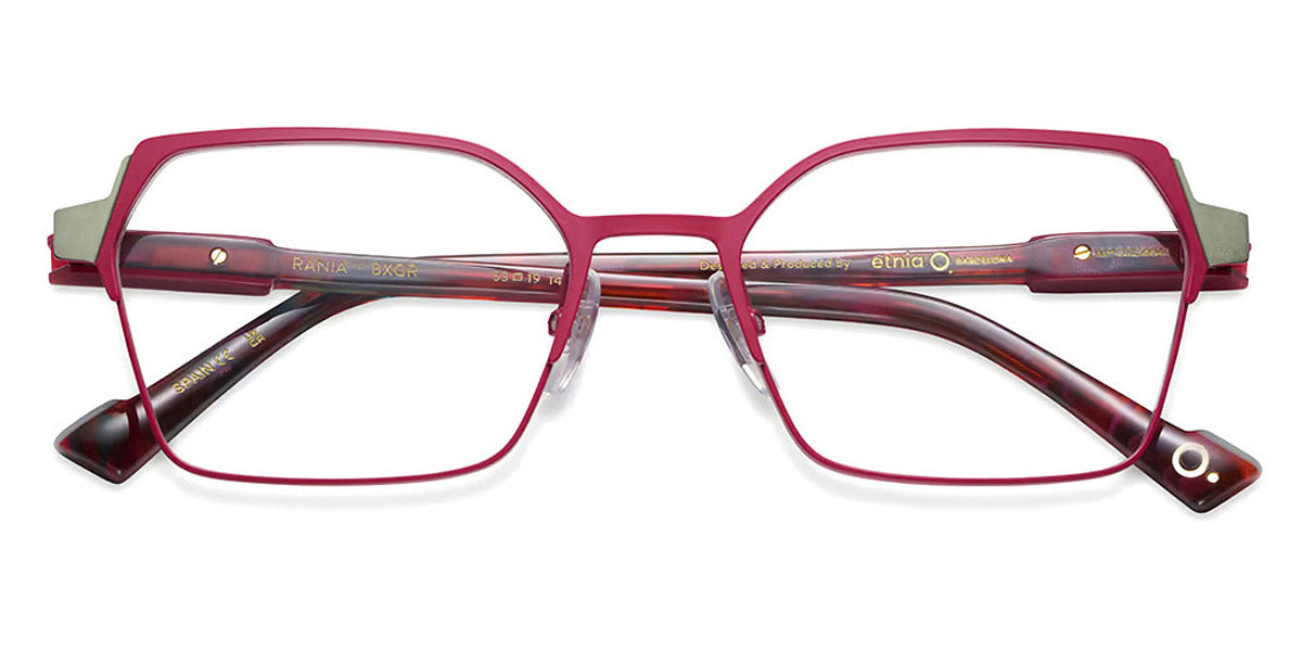 Etnia Barcelona® RANIA 4 RANIA 53O BXGR - BXGR Maroon/Green Eyeglasses