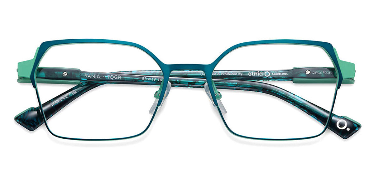 Etnia Barcelona® RANIA 4 RANIA 53O TQGR - TQGR Turquoise/Green Eyeglasses