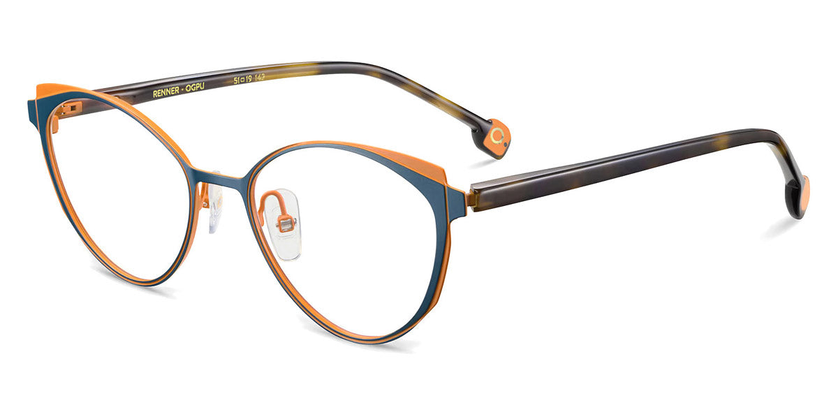 Etnia Barcelona® RENNER 4 RENNER 51O TQOG - TQOG Turquoise/Orange Eyeglasses