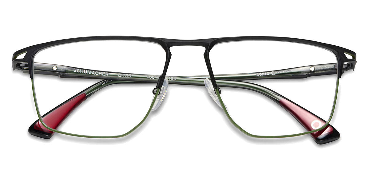 Etnia Barcelona® SCHUMACHER 4 SCHUMA 58O BKGR - BKGR Black/Green Eyeglasses