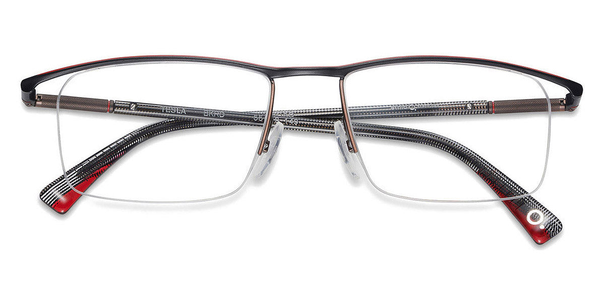 Etnia Barcelona® TESLA 4 TESLA 55O BKRD - BKRD Black/Red Eyeglasses