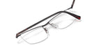 Etnia Barcelona® TESLA 4 TESLA 55O BKRD - BKRD Black/Red Eyeglasses