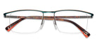 Etnia Barcelona® TESLA 4 TESLA 55O GRHV - GRHV Green/Havana Eyeglasses
