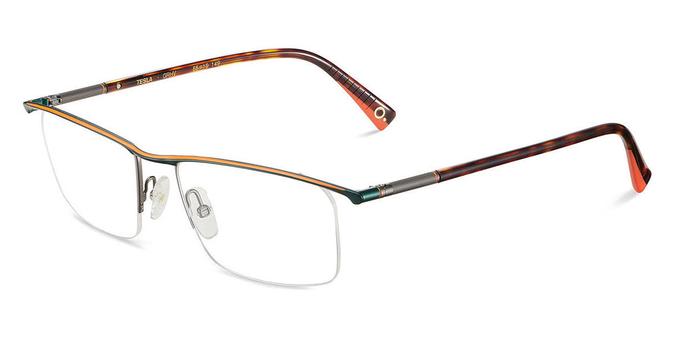 Etnia Barcelona® TESLA 4 TESLA 55O GRHV - GRHV Green/Havana Eyeglasses