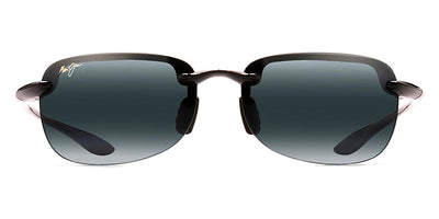 Maui Jim® Sandy Beach Asian Fit 408N-02 - Gloss Black / Neutral Grey Sunglasses