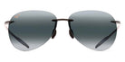 Maui Jim® Sugar Beach 421-02 - Gloss Black / Neutral Grey Sunglasses