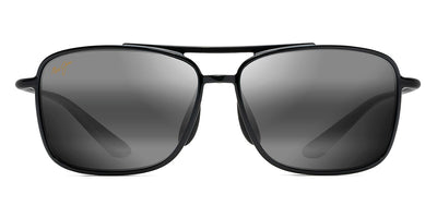 Maui Jim® Kaupo Gap 437-02 - Black Gloss / Neutral Grey Sunglasses