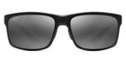 Maui Jim® Pokowai Arch 439-2M - Matte Black / HAWAII LAVA™ (Manchester United) Sunglasses