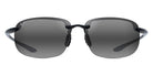 Maui Jim® Ho'Okipa Xlarge 456-02 - Black Gloss / Neutral Grey Sunglasses