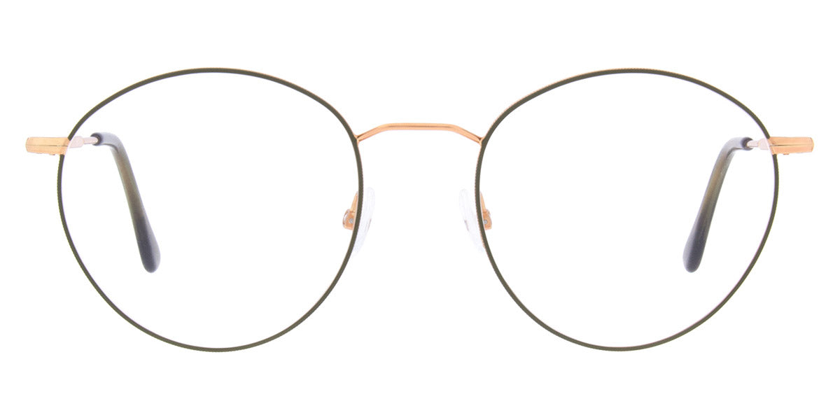Andy Wolf® 4734 ANW 4734 7 50 - Rosegold/Green Eyeglasses