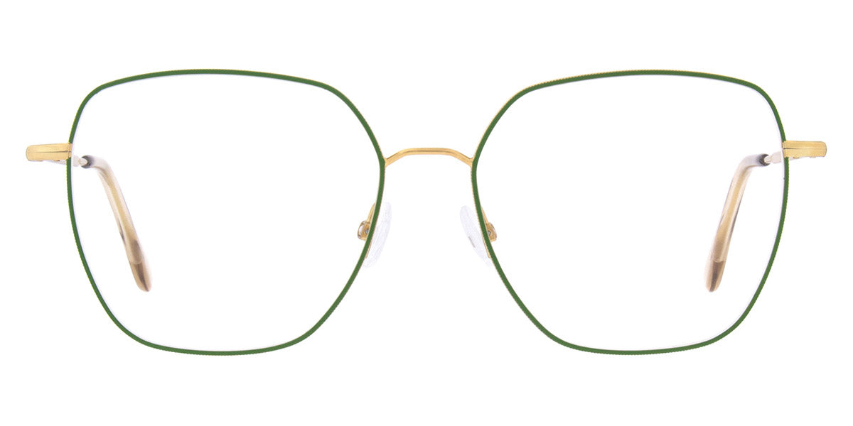 Andy Wolf® 4771 ANW 4771 14 52 - Gold/Green Eyeglasses