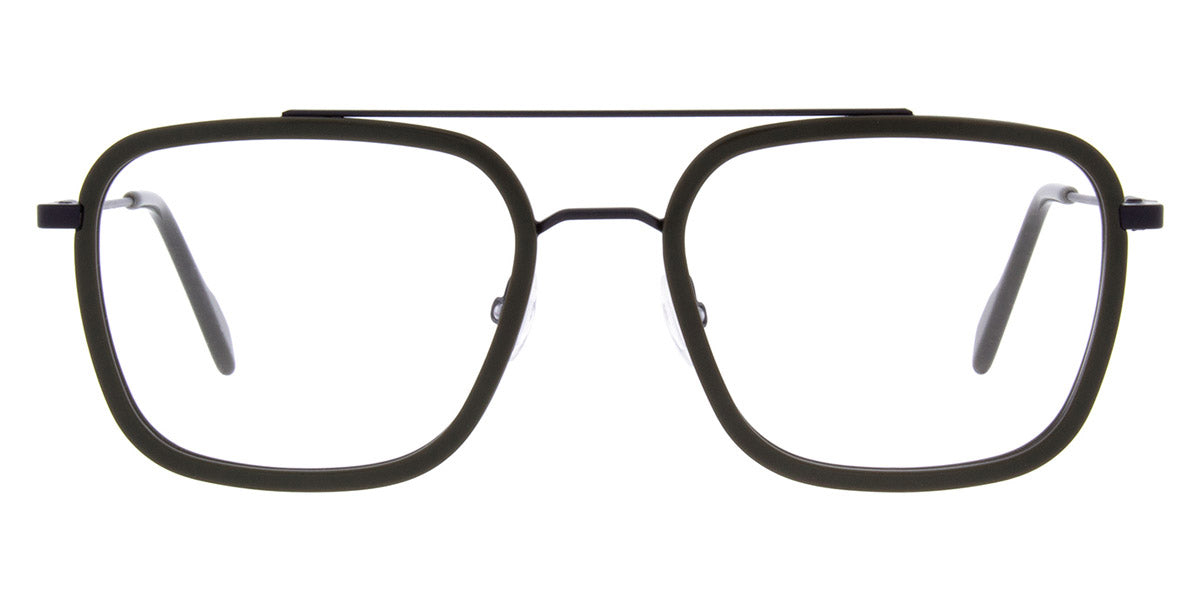 Andy Wolf® 4784 ANW 4784 07 52 - Black/Green Eyeglasses
