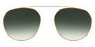 Andy Wolf® 4791 Clip ANW 4791 Clip 20 51 - Gold/Green Sunglasses