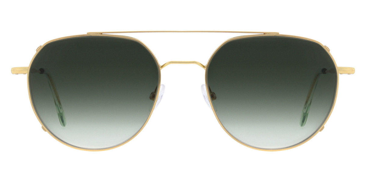 Andy Wolf® 4791 Clip ANW 4791 Clip 20 51 - Gold/Green Sunglasses