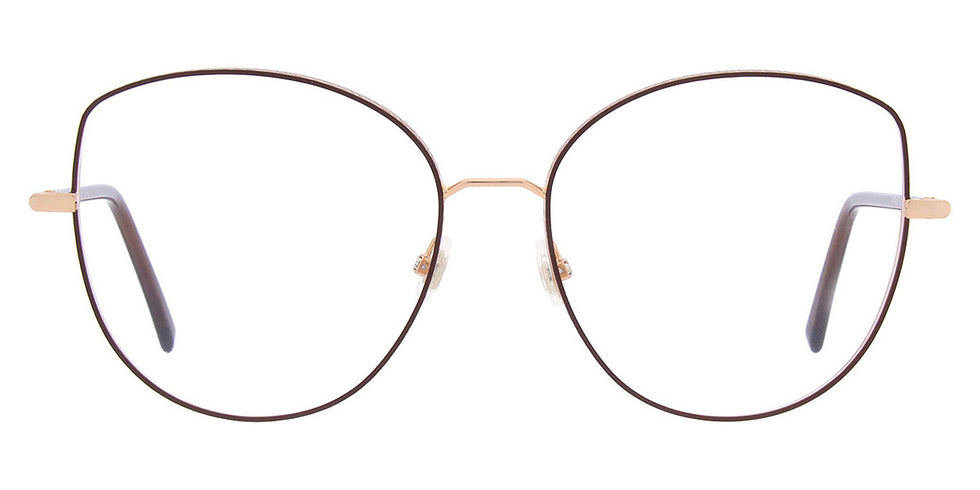 Andy Wolf® 4797 ANW 4797 03 56 - Rosegold/Brown Eyeglasses