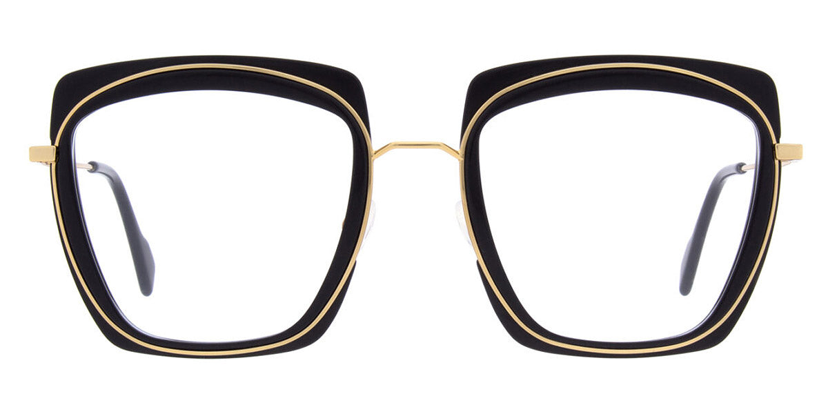 Andy Wolf® 4798 ANW 4798 01 53 - Black/Gold 01 Eyeglasses