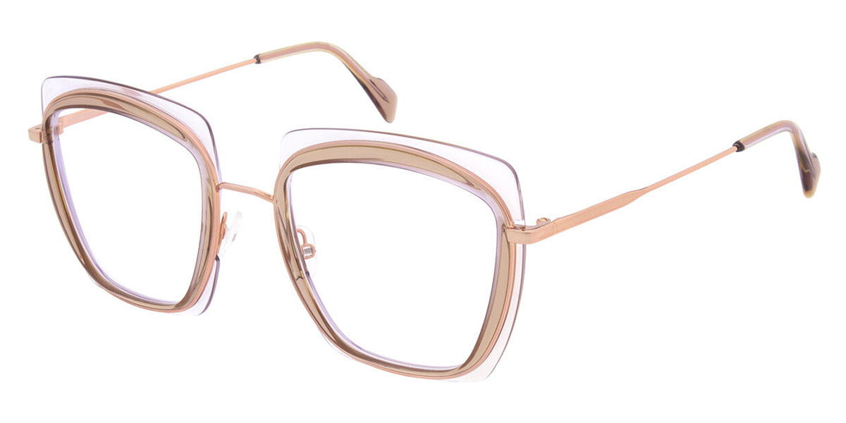 Andy Wolf® 4798 ANW 4798 04 53 - Beige/Rosegold 04 Eyeglasses