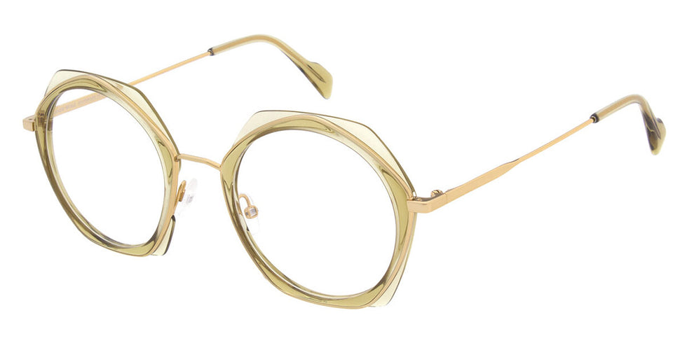 Andy Wolf® 4799 ANW 4799 05 50 - Green/Gold 05 Eyeglasses