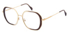 Andy Wolf® 4800 ANW 4800 05 53 - Brown/Gold 05 Eyeglasses