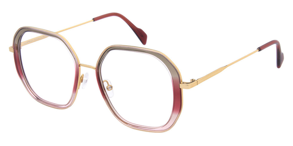 Andy Wolf® 4800 ANW 4800 06 53 - Brown/Gold 06 Eyeglasses