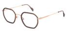 Andy Wolf® 4801 ANW 4801 04 49 - Brown/Rosegold Eyeglasses