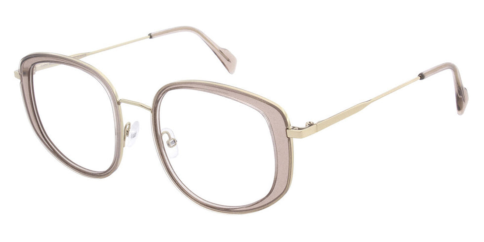 Andy Wolf® 4802 ANW 4802 03 53 - Beige/Greygold 03 Eyeglasses