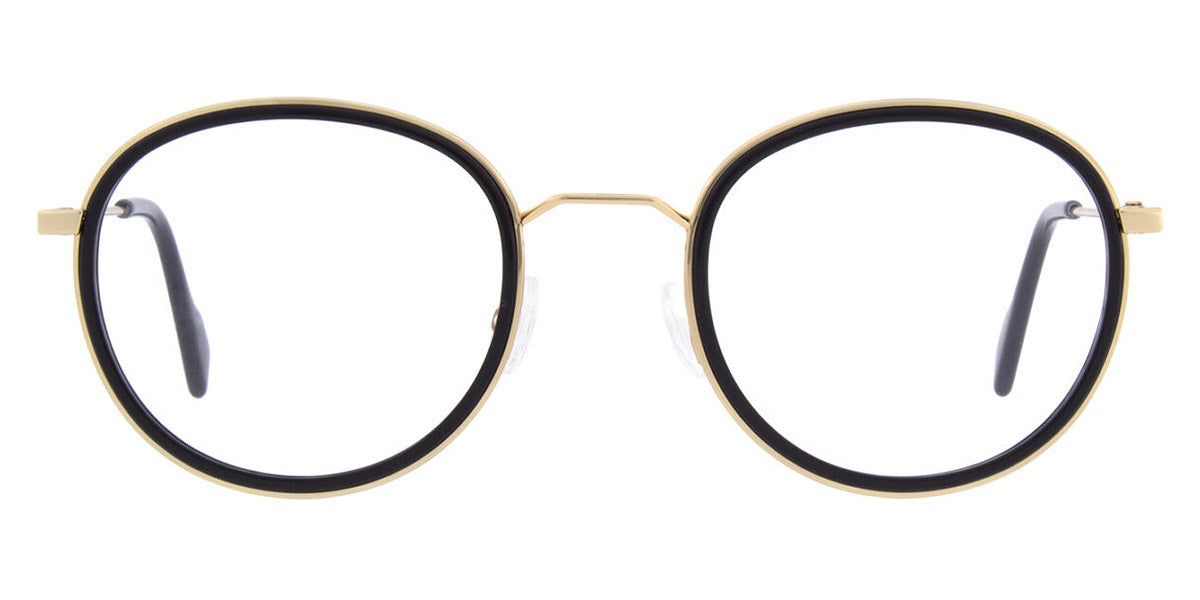 Andy Wolf® 4803 ANW 4803 01 49 - Black/Gold 01 Eyeglasses